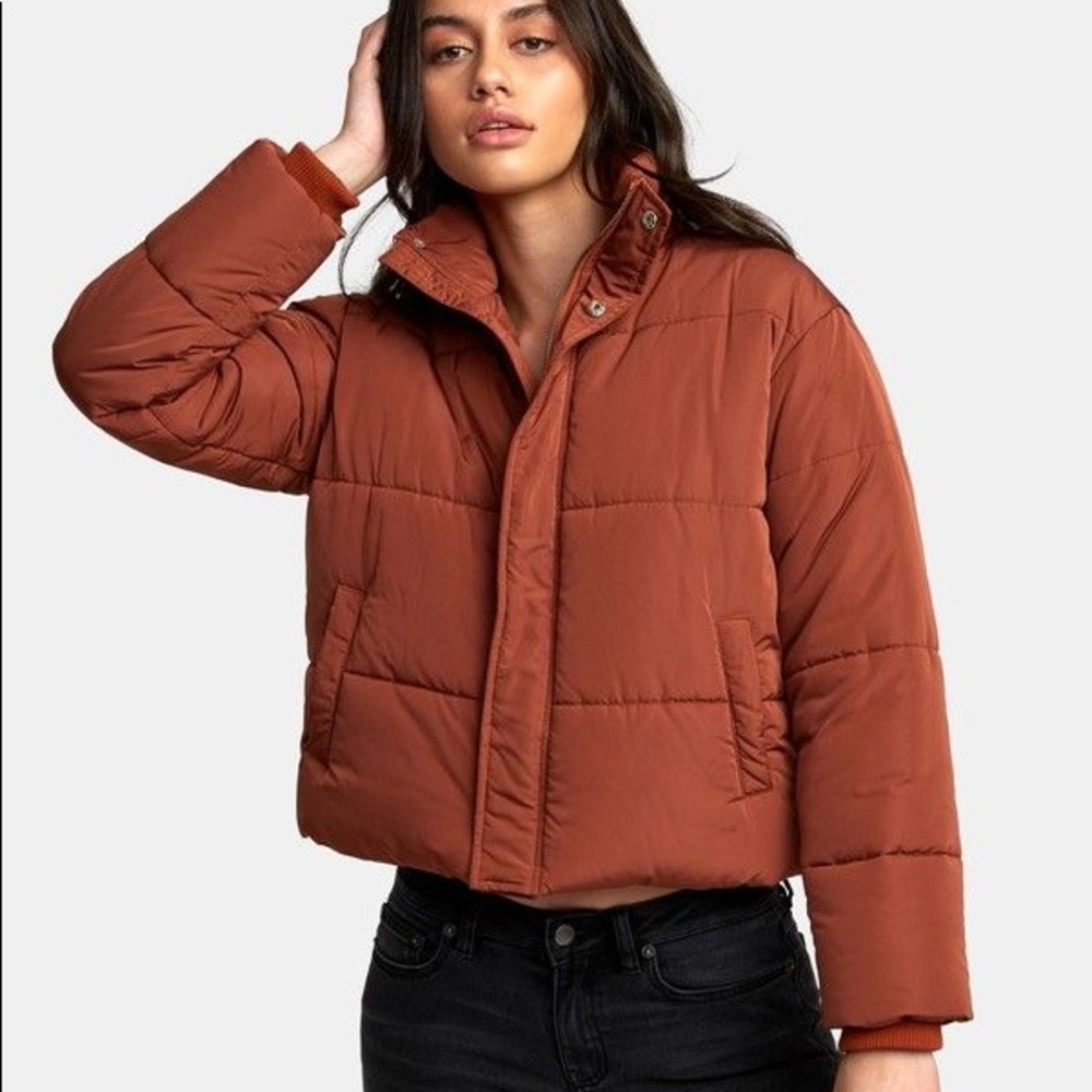 RVCA Cropped Puffer Jacket